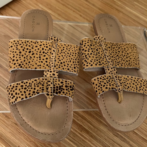 3 pairs of sandals, sz 7. Good condition. Franco Sarto, Sam Edelman, Caslon - Picture 2 of 5